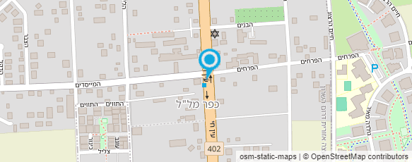 מפת הגעה אל המחסן המוכן