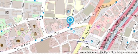 מפת הגעה אל בן דוד בצלאל