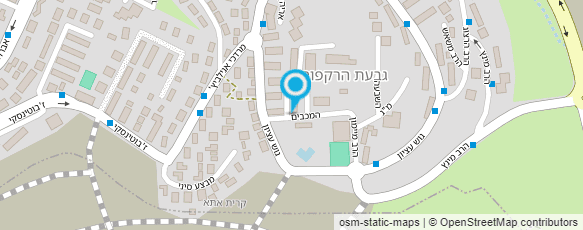 מפת הגעה אל בריכת הרקפות