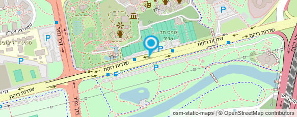 מפת הגעה אל טניס הפועל