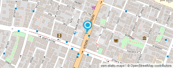 מפת הגעה אל ד"ר קרמר משה