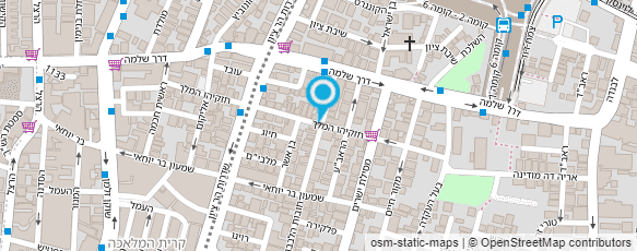 מפת הגעה אל רפי עוזיאלי - לחצנות מתכת