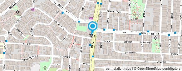 מפת הגעה אל פלאפל התאומים