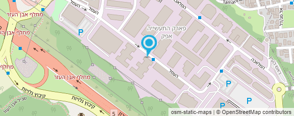 מפת הגעה אל אפ. א. מוצרי מתכת בע"מ