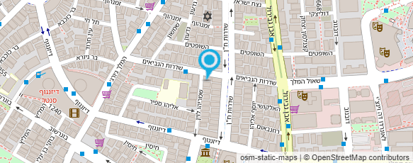 מפת הגעה אל סטודיו "הוד"