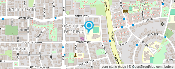 מפת הגעה אל ביה"ס ממלכתי קהילתי יוחנני