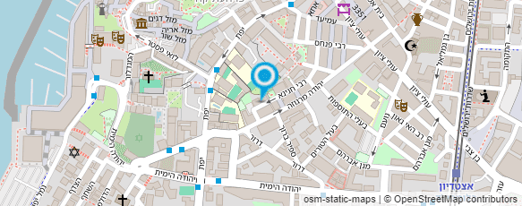 מפת הגעה אל ד. רבס - א.ד. אדריכלים בע"מ