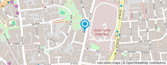 מפת הגעה אל איגוד סיסטיק פיברוזיס בישראל