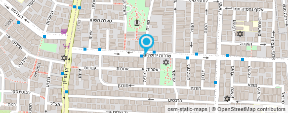 מפת הגעה אל ד"ר גלייס רות