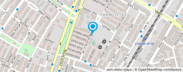 מפת הגעה אל "אמונה" מעון יום