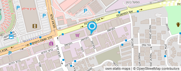 מפת הגעה אל מרכז שירות שמואל סומך