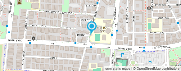 מפת הגעה אל משכן שטיינברג לתרבות