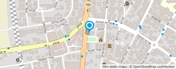 מפת הגעה אל מ. גולוב