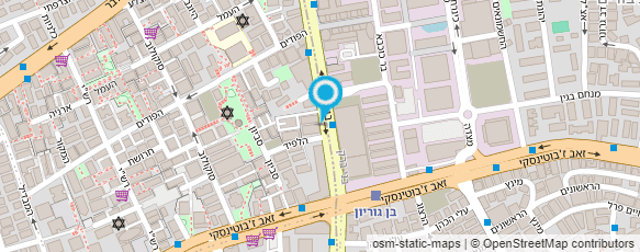 מפת הגעה אל עו"ד שריג אריאל