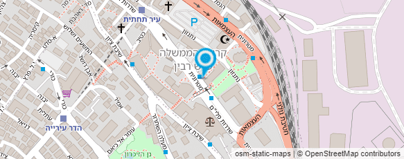 מפת הגעה אל "דרכון במשרד הפנים"