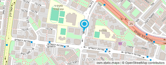 מפת הגעה אל מקיף ו' ע"ש קוהל