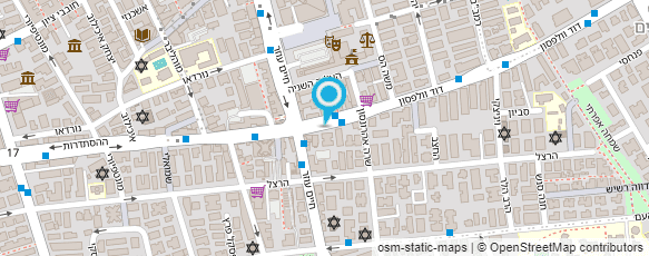 מפת הגעה אל ד"ר כרמון גבריאל-מומחה למחלות עיניים