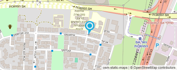 מפת הגעה אל אולפנה לאמנויות ומדעים נווה שרה הרצוג אורט