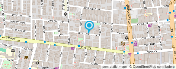 מפת הגעה אל ד"ר שנטל יצחק