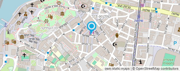 מפת הגעה אל אכסנית יפו - המקום בת"א