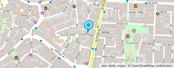 מפת הגעה אל גינון עדן