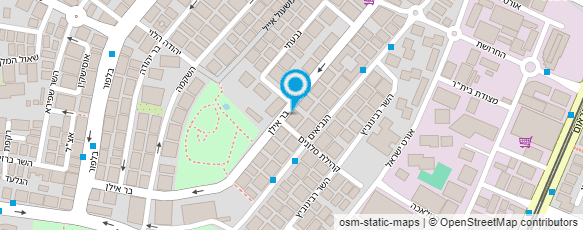 מפת הגעה אל ישיבת בני עקיבא ע"ש הגאון אדרת