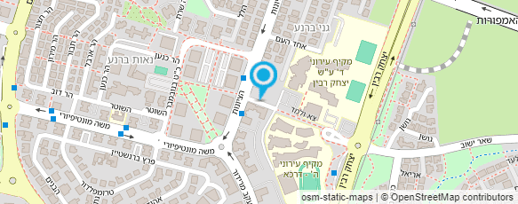 מפת הגעה אל מרכז המוסיקה-כץ