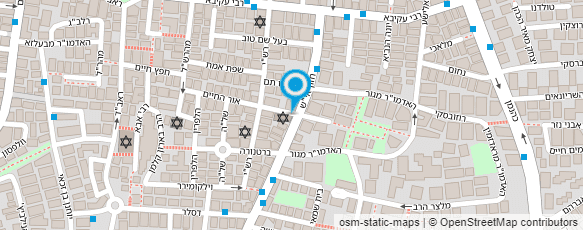 מפת הגעה אל מוסדות באבוב בני ברק