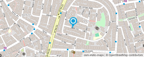 מפת הגעה אל ד"ר לוי דני