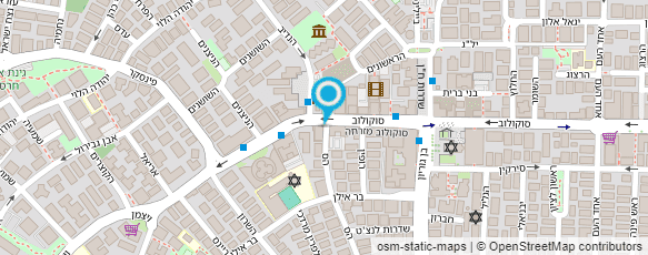 מפת הגעה אל אהרון (רוני) בית המנעול