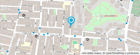 מפת הגעה אל מ.א. - מובי זינגר ראובן