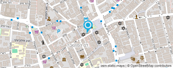 מפת הגעה אל הרבנות הראשית המועצה הדתית פ"ת