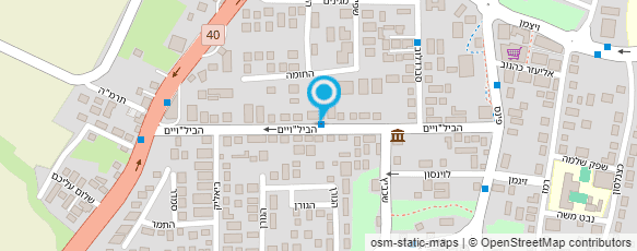 מפת הגעה אל מוזיאון לתולדות גדרה והביל"ויים