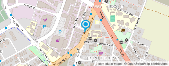 מפת הגעה אל מוסך הצומת פ"ת בע"מ