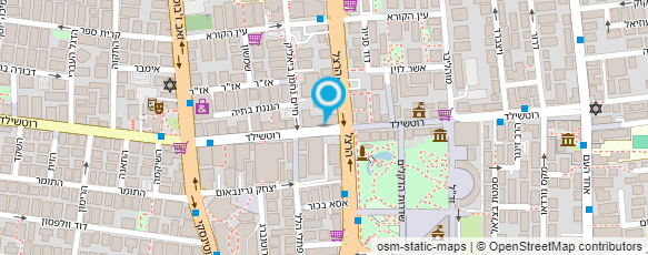 מפת הגעה אל עו"ד שלמון - סלומון יורם