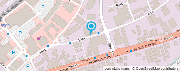 מפת הגעה אל מוסך גזית