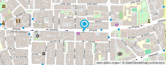 מפת הגעה אל עו"ד וכלכלן כנעני שמעון