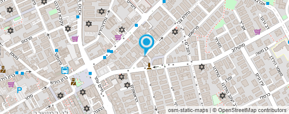 מפת הגעה אל הופמן אהרון