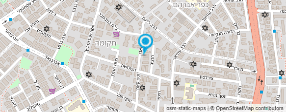 מפת הגעה אל אחיה רובין ותזמורתו