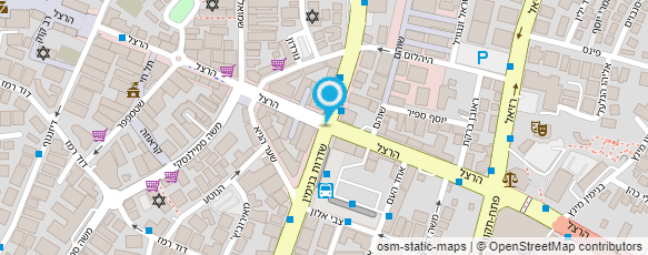 מפת הגעה אל ארגון עובדי עירית נתניה