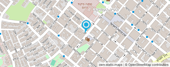 מפת הגעה אל "אקים" אגודה לאומית לקימום האדם המפגר בישראל