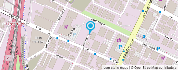 מפת הגעה אל "הניאון" אופק- שלטים בע"מ