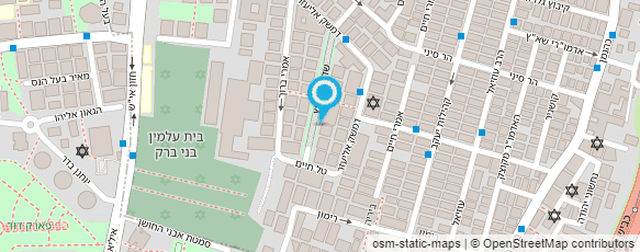 מפת הגעה אל בן-נון הר' יצחק