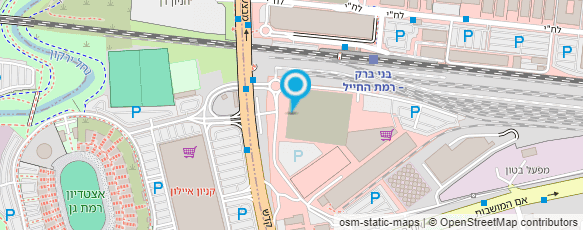 מפת הגעה אל רכב הקניון