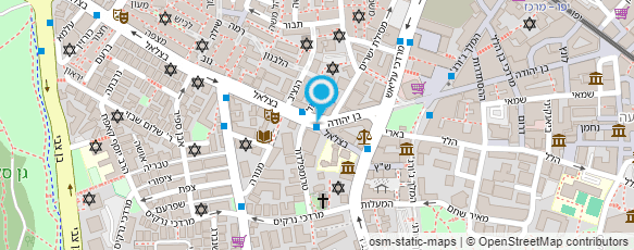 מפת הגעה אל אשר מינץ-עיצוב שיער