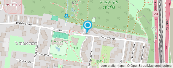 מפת הגעה אל "עיריטף" -מרכז התעמלות ותנועה לגיל הרך