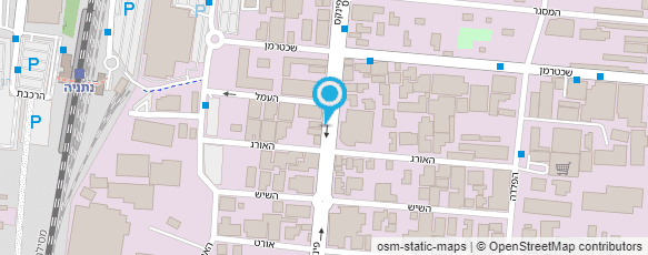 מפת הגעה אל מוסך השרון