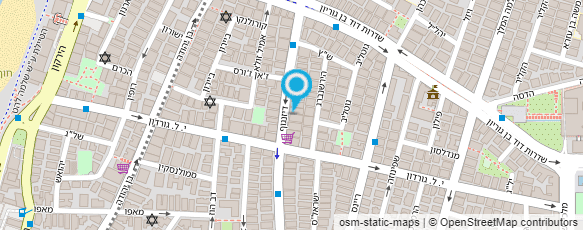 מפת הגעה אל סטודיו אליזבט