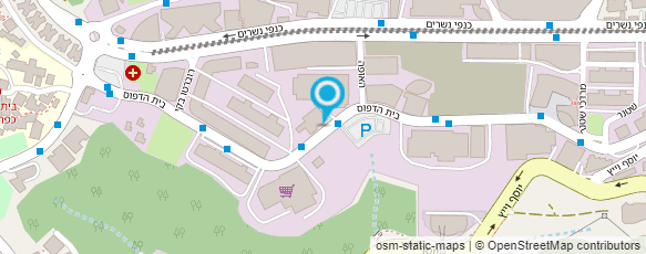 מפת הגעה אל מעבדות פרונט ירושלים בע"מ