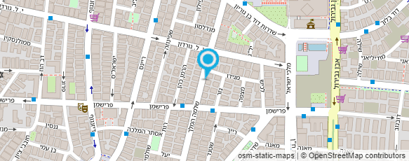 מפת הגעה אל ד"ר בוכמן - רופא שיניים